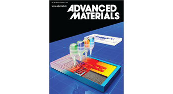Our 3D lateral flow test on Advanced Materials cover